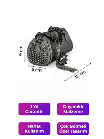 Kriste Bell Kadın Çanta Pewter 26438
