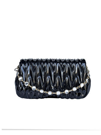 Kriste Bell Kadın Çanta Rugan Siyah 26407