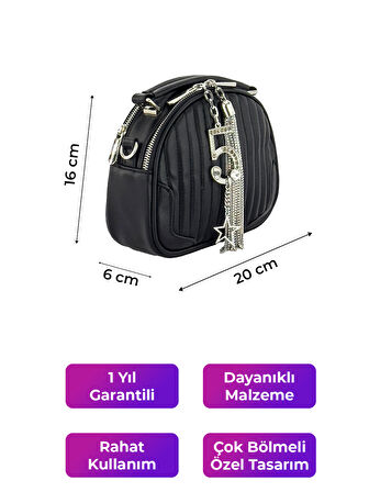 Kriste Bell Kadın Çanta Siyah 26427