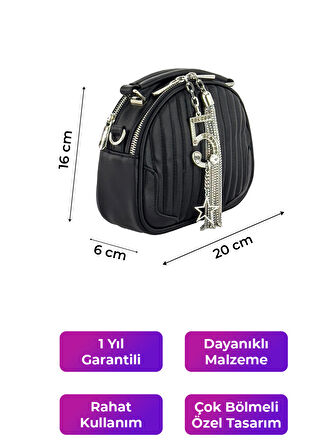 Kriste Bell Kadın Çanta Siyah 26427