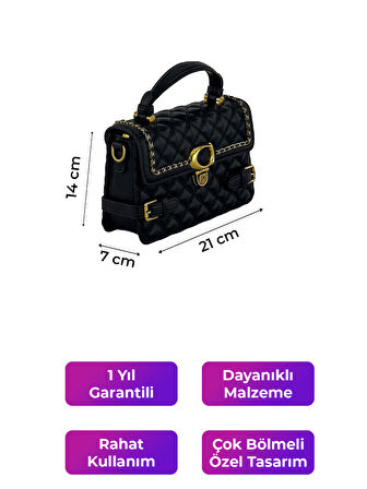 Kriste Bell Kadın Çanta Siyah 26466