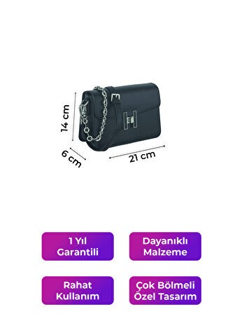 Kriste Bell Kadın Çanta Siyah 26543