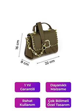 Kriste Bell Kadın Çanta Taupe 26498