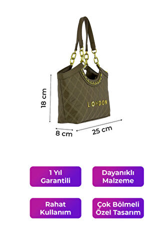 Kriste Bell Kadın Çanta Taupe 26500
