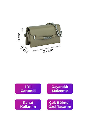 Kriste Bell Kadın Çanta Taupe 26462