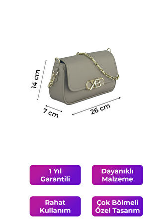 Kriste Bell Kadın Çanta Vizon 7217
