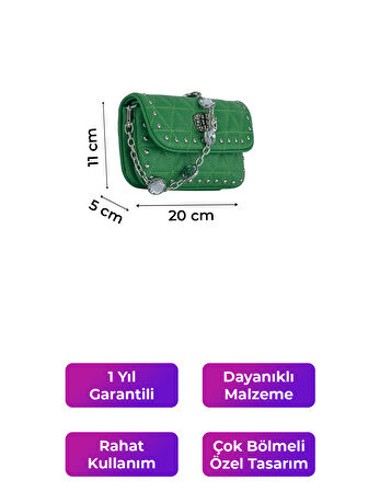 Kriste Bell Kadın Çanta Yeşil 26409