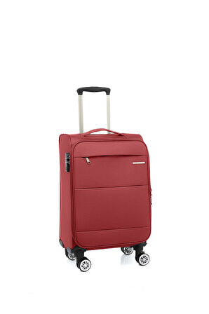 Louisiana Polo 3'lü Valiz Seti Lüx Kumaş Valiz Bordo 2082