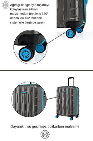 Kabin Boy Valiz 4x2 Teker Antrasit 1167