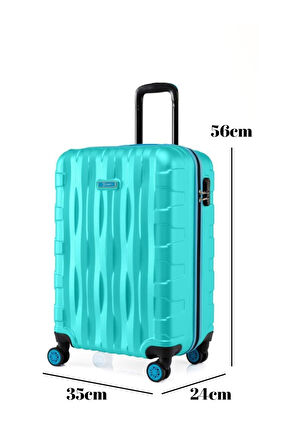 Kabin Boy Valiz 4x2 Teker Su Yeşili 1167
