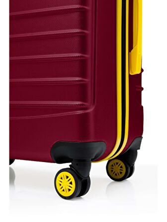 Büyük Boy Valiz 4x2 Teker Bordo 1168