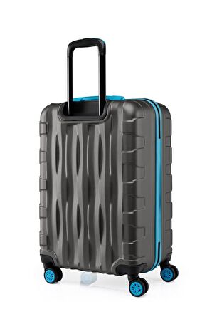 2'li Valiz Seti Büyük Boy - Orta Boy Antrasit 1167