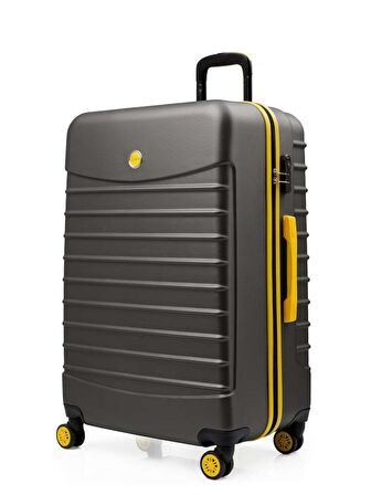 2'li Valiz Seti Büyük Boy - Kabin Boy Antrasit 1168