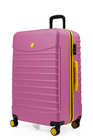 2'li Valiz Seti Büyük Boy - Orta Boy Pembe 1168