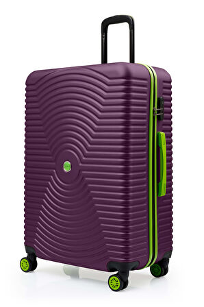 Büyük Boy Valiz 4x2 Teker Mor 1169