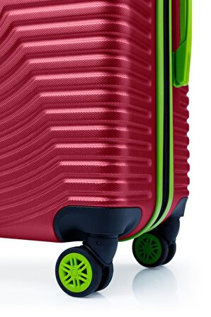 Kabin Boy Valiz 4x2 Teker Bordo 1169