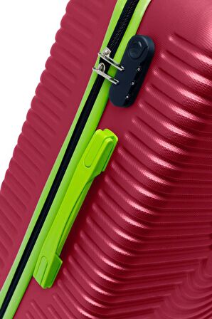 Kabin Boy Valiz 4x2 Teker Bordo 1169