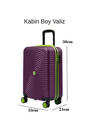 Kabin Boy Valiz 4x2 Teker Mor 1169
