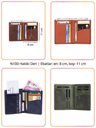 Hakiki Deri Erkek Cüzdan Grazy Taba 1755