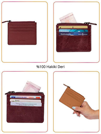 Grande Hakiki Deri Erkek Cüzdan Leylak  820