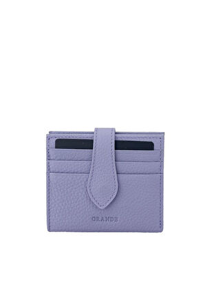 Grande Hakiki Deri Kartlık Leylak  800