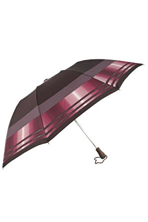 April Lüx Şemsiye Bordo Desen  32-L