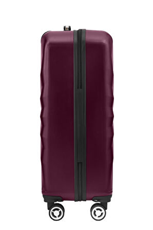 Kabin Boy %100 Polikarbon Valiz 4x2 Teker Bordo 1809