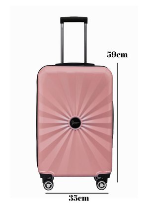 Kabin Boy %100 Polikarbon Valiz 4x2 Teker Rose 1809
