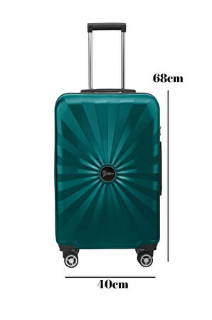 Orta Boy %100 Polikarbon Valiz 4x2 Teker Petrol 1809