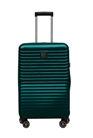 2'li Valiz Seti Polikarbon Büyük Boy – Orta Boy Valiz Petrol 1811