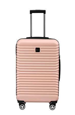 2'li Valiz Seti Polikarbon Büyük Boy – Kabin Boy Valiz Pudra 1811
