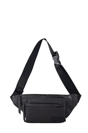 Unisex Siyah Bel Ve Omuz Çantası Siyah 8080