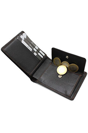 Grande Hakiki Deri Erkek Cüzdan Kahve 1504