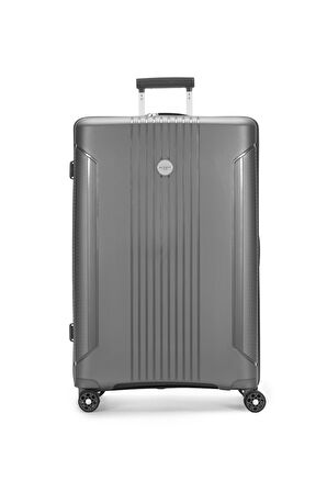 Polipropilen Valiz 2'li Valiz Seti Büyük Boy - Orta Boy Antrasit 04pc7060