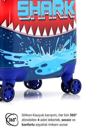 Baby Shark Policarbon Çocuk Valizi 0249