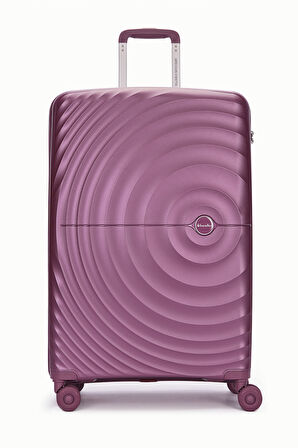 Benetton 2'li Set Büyük Ve Orta Boy %100 Polipropilen Valiz Bordo 14Bnt8002