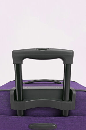 Louisiana Polo Battal Boy Bolonya Kumaş Valiz Mor 2308