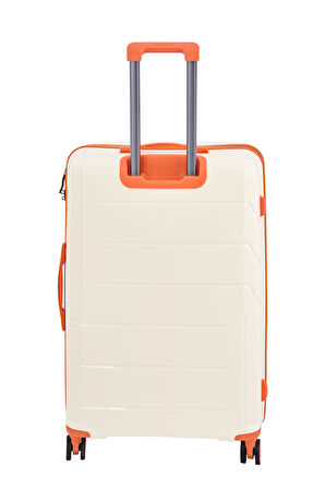 U.S. Polo Assn. Polipropilen Kırılmaz 3'lü Valiz Seti Beyaz 24060