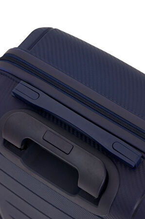 U.S. Polo Assn. Polipropilen Kırılmaz 3'lü Valiz Seti Lacivert 24053