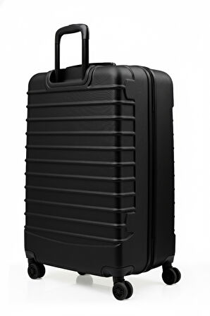 2'li Valiz Seti Büyük Boy - Orta Boy Siyah-Siyah 1168-