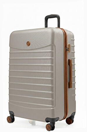 2'li Valiz Seti Büyük Boy - Kabin Boy Vizon-Taba 1168