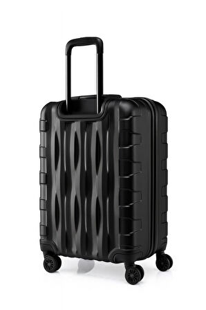 2'li Valiz Seti Büyük Boy - Orta Boy Siyah-Siyah 1167-S