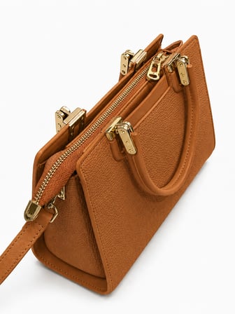 Just Polo Çapraz Askılı Kadın  Çantası Taba 10064