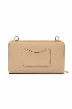 Silver Polo Çapraz Askılı Kadın Çanta Bej 1038