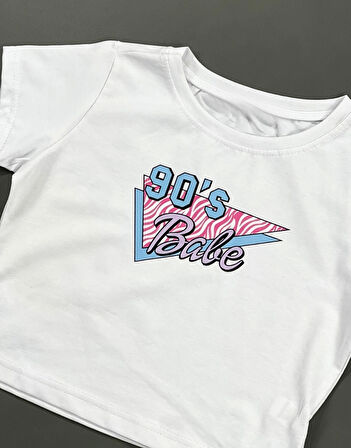 90s Baby Kadın Crop Tşört