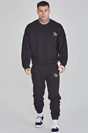 SikSilk Graphic Erkek Oversize Sweater