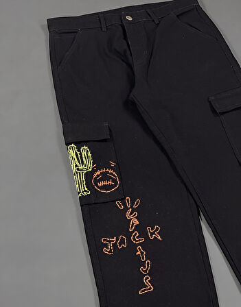 Jack Cactüs Baggy Kargo Designer Pantolon
