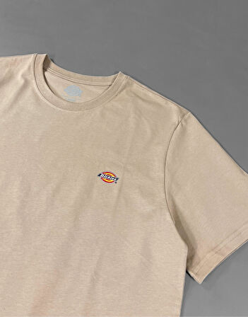 Dickies Basic Logo Bej Tişört