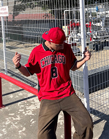 Chicago 8 Poly Oversize Tişört