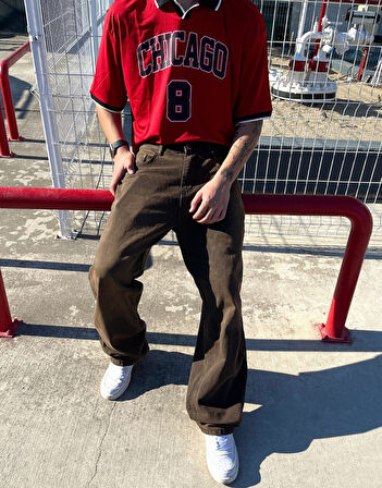 BDG Premium Baggy Kot Pantolon Kahve